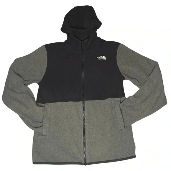 The North Face Teen Glacier Fleece Hooded Zip Front - Picture 2 of 11